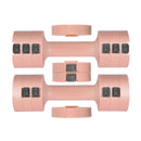 Centra 2x Adjustable Dumbbells 1-2.5kg Metal Home Gym Exercise Weight Training