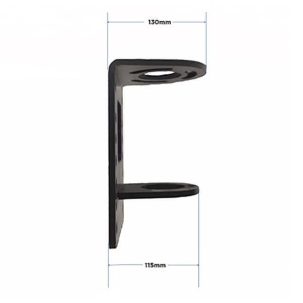 Black Jack Trailer Jack Clamp Bracket