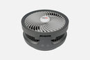 NCE 12V Oscillating Fan With Light Grey