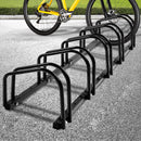 5 Bikes Stand Bicycle Bike Rack Floor Parking Instant Storage Cycling Portable