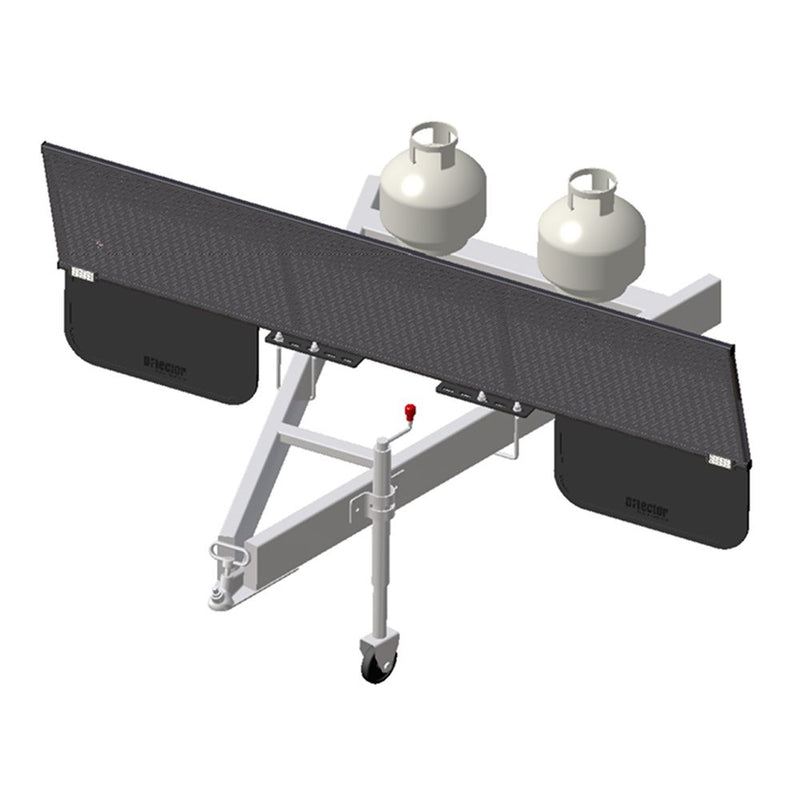 D-Flector Caravan Standard Stone Guard 2200mm - Linear (Special Aerospace Grade Heavy Duty Aluminum)