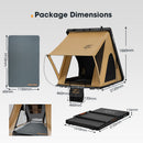 San Hima kalbarri Lite Gen 2 Rooftop Tent Hardshell Khaki With Ladder & Rack