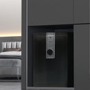 Traderight Group  Fingerprint Large Security Safe Box Key Lock Money Safe Box Home Office 34.5L