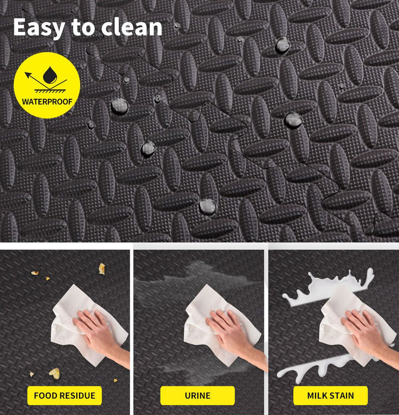 Centra 12x EVA Foam Mat Interlocking Floor Mats Gym Flooring Heavy Duty 60X60cm