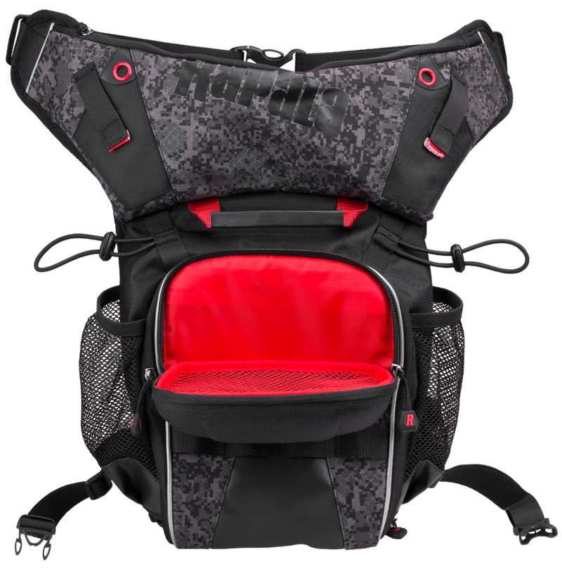 Rapala Urban Hip Pack - Fishing Bag with Twin Rod Holders and Tool Attachments