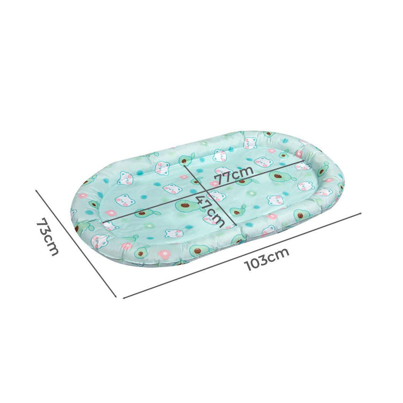 Pawz Pet Cooling Mat Dog Cat Gel Non-Toxic Bed Pillow Self-cool Summer Pad XL