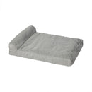 Pawz Pet Bed Memory Foam Orthopedic Dog Beds Waterproof Inner Washable Grey M