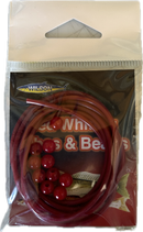 1 Packet of Wilson Red Whiting Tubes And Beads