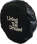 27 Inch 'Living the Dream' Spare Wheel Cover