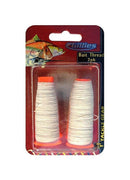 Gillies Bait Thread - 2 Spools Of Elasticised Thread