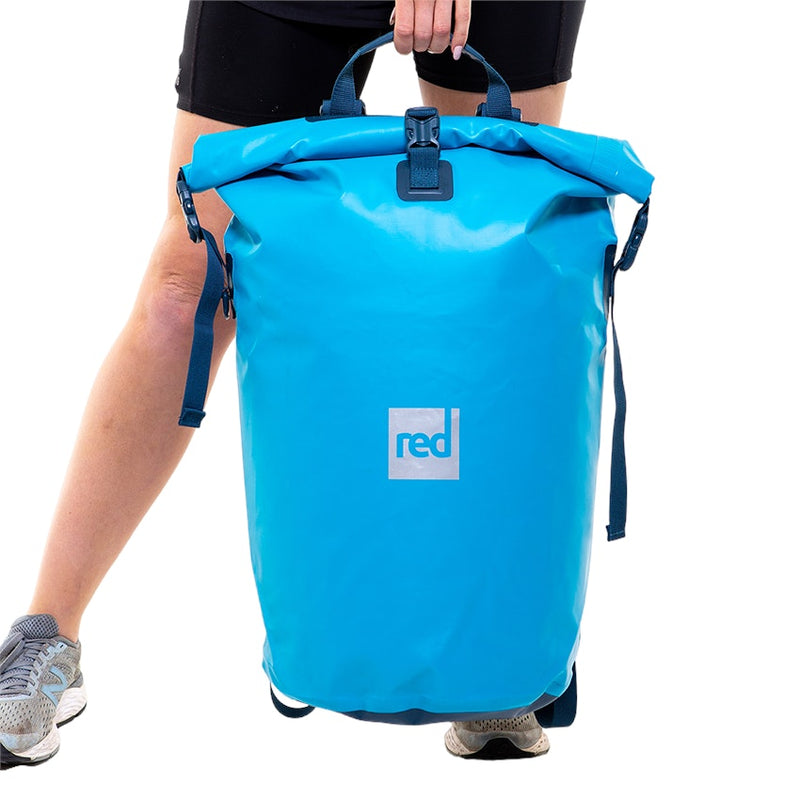 Waterproof Roll Top Dry Bag Backpack - Ride Blue