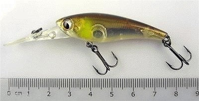 50mm Floating Zerek Tango Shad Fishing Lure - 4g - Diving Depth up to 1.6 Metres