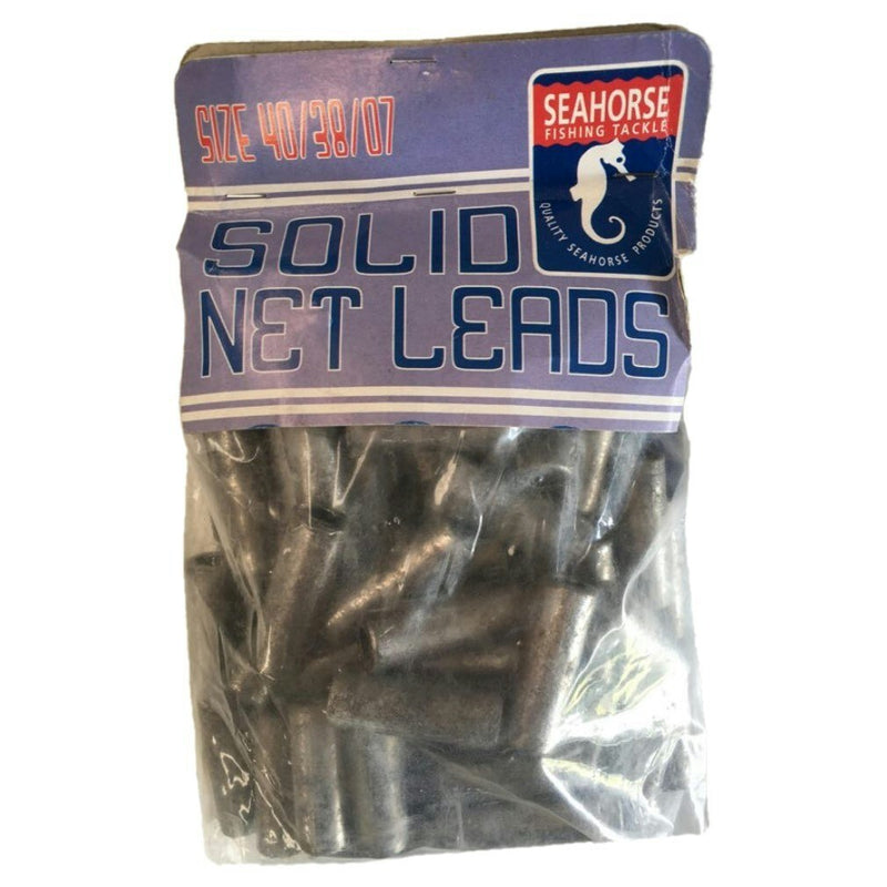 72 Pack of 40gm Solid Fishing Net Leads - Cast Net Sinker Weights