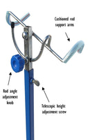 Gillies Small Deluxe Adjustable Fishing Rod Holder - 50cm Extends to 90cm