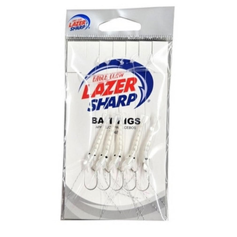 Eagle Claw Lazer Sharp 6 Hook Sabiki Shrimp Bait Rig