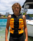 Follow Global Youth Life Vest Black/orange