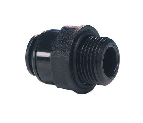 John Guest Straight Plastic Male Adaptor 12mm x 1/2"