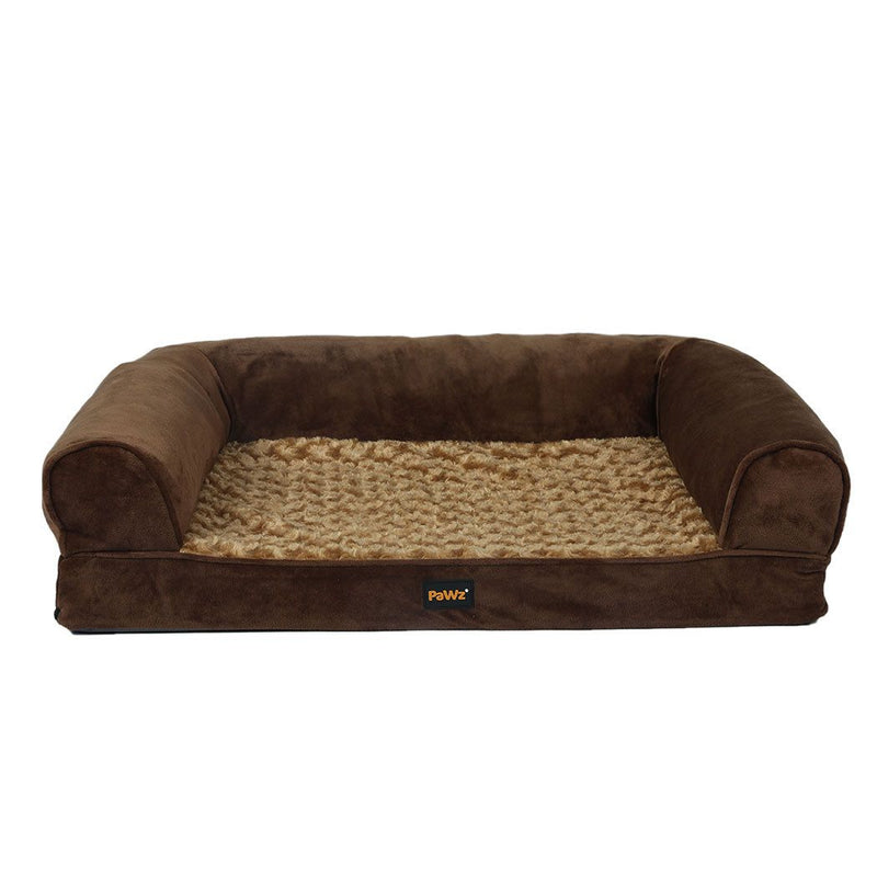 Pawz Pet Bed Sofa Dog Beds Bedding Soft Warm Mattress Cushion Pillow Mat Plush M