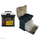 Surecatch 4 Tray Heavy Duty Fishing Tackle Box for Terminal Tackle Blue