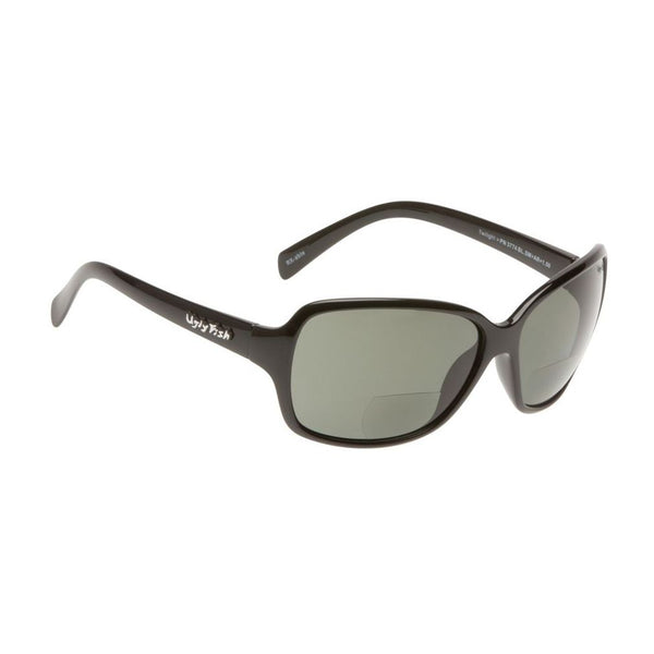 Ugly Fish Twilight +2.00 Bifocal Black Frame/Smoke Lens Polarised Sunglasses