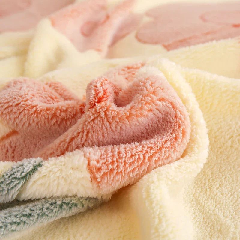 Winter Bliss: Double-Sided Velvet Duvet Cover for Cozy Comfort