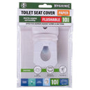 Flushable paper Toilet Seat Covers Disposable 10pk