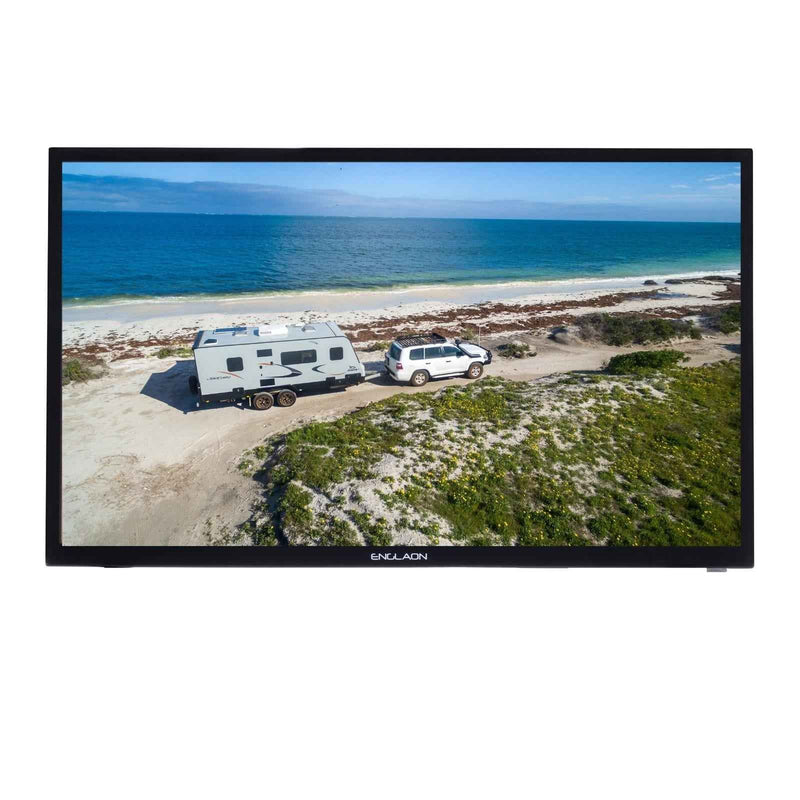 ENGLAON 24’’ HD Smart LED 12V TV With Built-in Chromecast, Bluetooth & Android 11