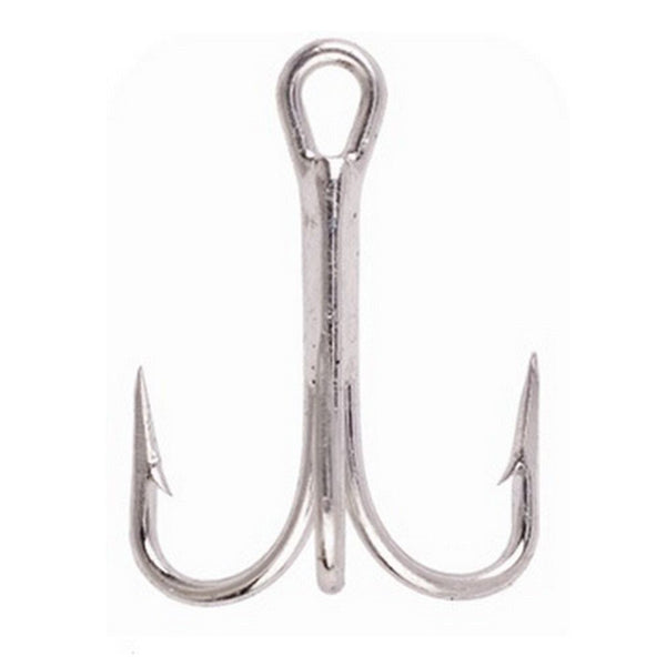 Bulk Box of 1000 Eagle Claw 777 Tinned 4X Strong Beak Treble Fishing Hooks