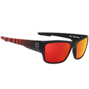 Spy Dirty Mo 2 Matte Black Red Burst Red Spectra Mirror Polarised Sunglasses