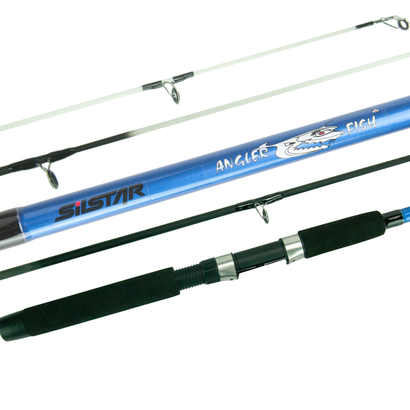 Silstar Rods Silstar Angler Fish 2-3kg 6ft 2 Piece Fishing Rod -Spin Rod with Solid ...