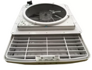 Maxxfan Deluxe - 7500KI40A - Smoke Rain Dome, T/Stat, Power Lift and Remote, 400x400mm