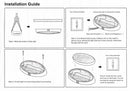 Dreamlighting LED Oval Awning PC Cover Black Base, DC12V, Cool White