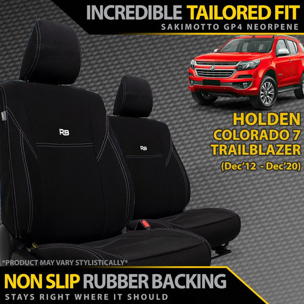 Holden Colorado 7/Trailblazer Neoprene 2x Front Seat Covers