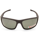 North Beach Biringo Matte Black/Green Men's Polarised Sunglasses 70624