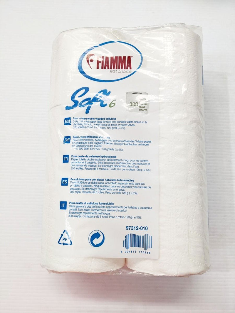 Fiamma Soft 6 Toilet Paper Rolls - 6 Pack