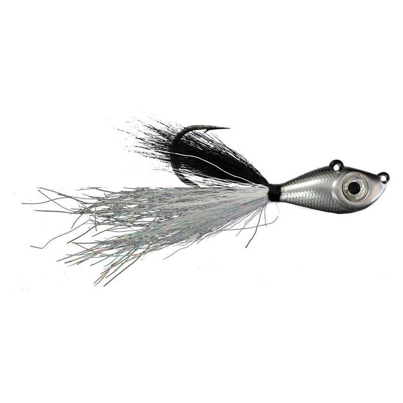 Mustad 6oz Big Eye Bucktail Jig with Chemically Sharpened 9/0 Hook