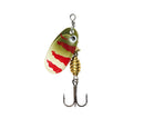 Size 2 TT Lures Spintrix Inline Spinner Lure Rigged with Mustad Treble Hook
