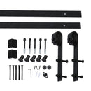 2m Antique Classic Style Single Sliding Barn Door Hardware Track Roller Kit