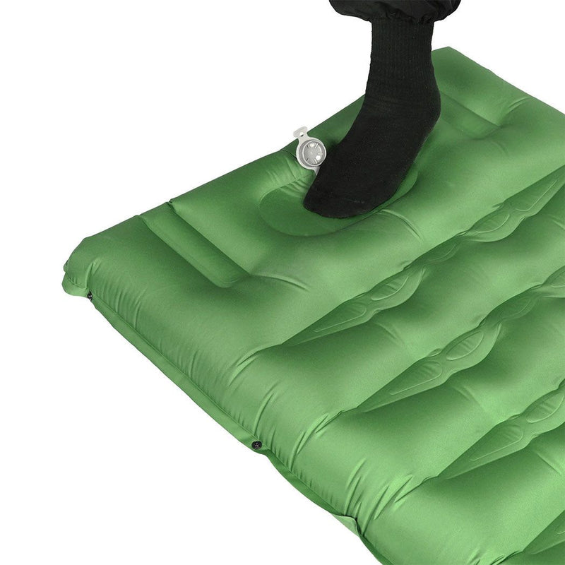 Mountview Camping Sleeping MattressQueen Single Thicker Air Pad Mat Bed Pillow