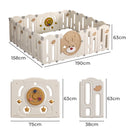 Bopeep Kids Playpen Baby Safety Gate Toddler Fence Child Play Game Toy 16 Panels