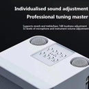 Portable Dual Microphone Karaoke Speaker System (White)
