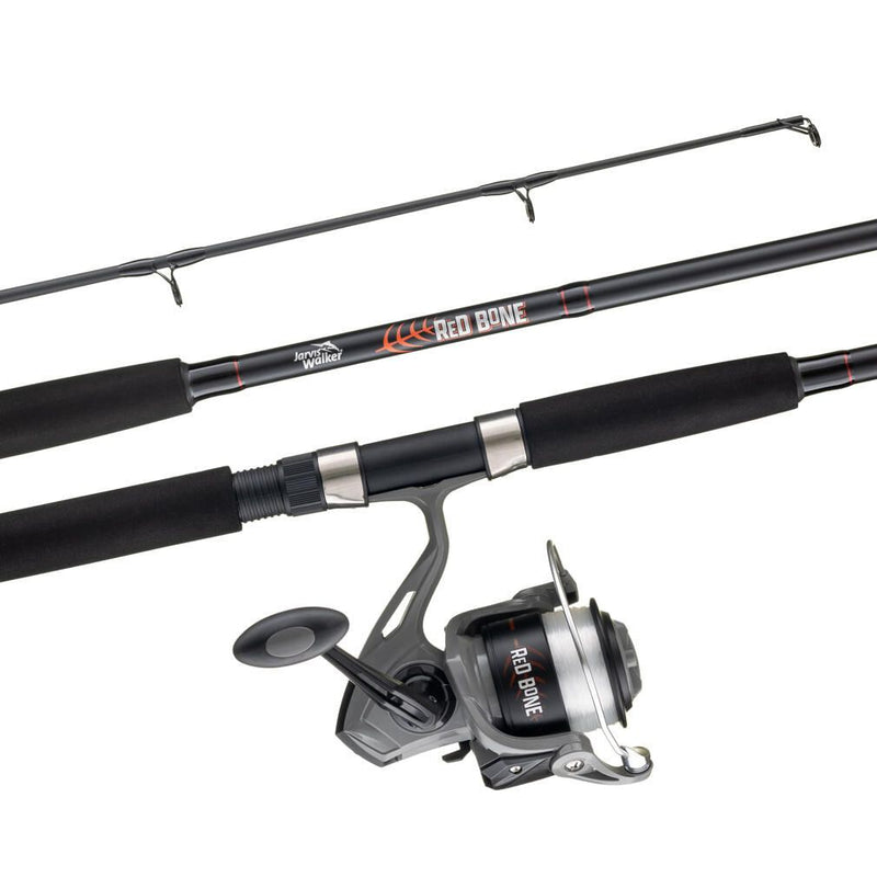 Jarvis Walker 6'6 Red Bone 4-7kg Boat Combo - 2 Pce Spin Combo Spooled with Line