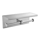 Traderight Group  Toilet Paper Holder Double Roll Stainless-Steel Hook Bathroom Rack Wall Mount