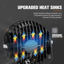 Pair 7inch Osram Laser LED Driving Lights 1Lux @ 1,796m 15,208Lumens