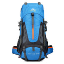 70L Camping Backpack Tear-Resistant Rucksack Blue