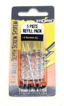 Storm RIP Multi-Depth Screw System 5 Piece Refill Pack - 5 x Large Screws
