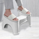 Traderight Group  2x Toilet Step Stool Bathroom Potty Squat Aid for Constipation Relief