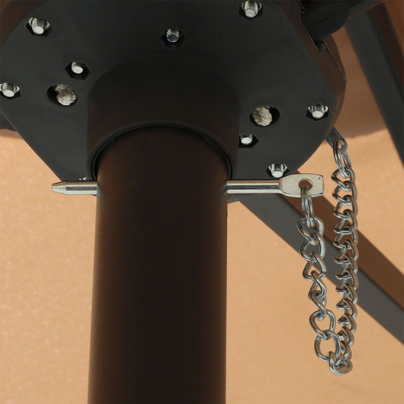 Centra Big Patio Umbrella Twin Outdoor Garden Pool Sun Shade Stand Double-Sided