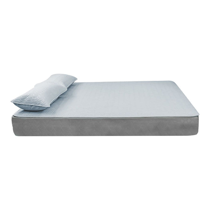 Dreamz Latex Cooling Bed Sheet Set Fitted Pillowcase Washable Summer 3Pcs Queen