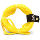 Riders Inc 15m 60-Strand Inflatable Tow Rope for 1 Person Ski Tubes (Yellow)